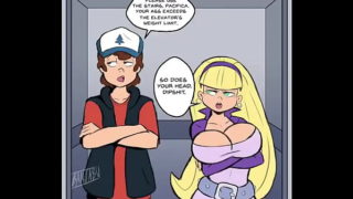Dipper Pines & Pacifica Northwest Fuck In An Elevator