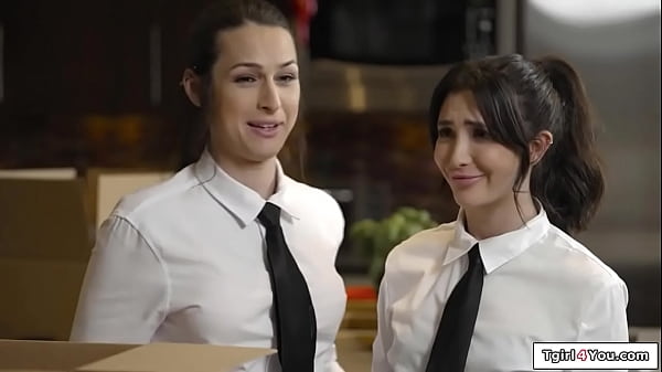 Busty tgirl Khloe Kay fucks her coworker