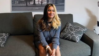 Aleska opens wide on the casting couch