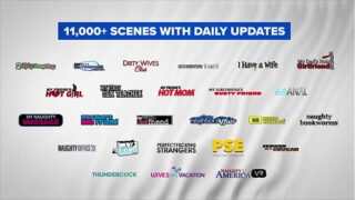 Fit and limber hottie, Briana Moon, spreads her legs wide open for her friend’s husband cock