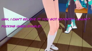 Headmistress fiora gives lesson about not peeping in girl’s room, femdom urethra punishment, pissing femdom