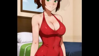 Sexy Redhead in the Bedroom